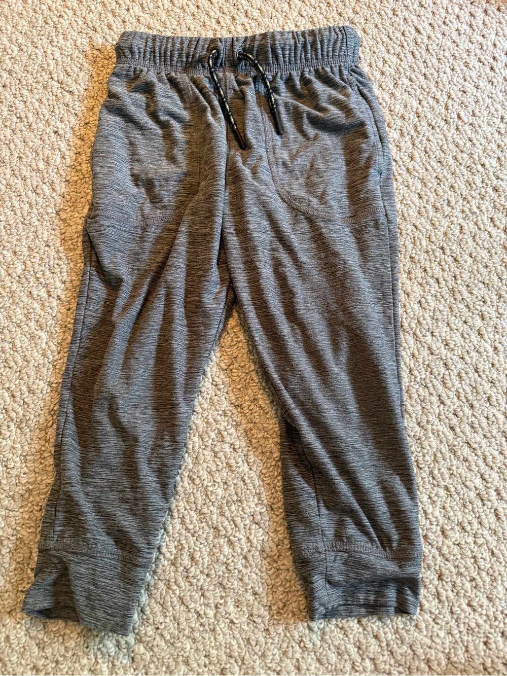 Kids Gray Active Jogger Pants Hanna Anderson 4T performance fabric